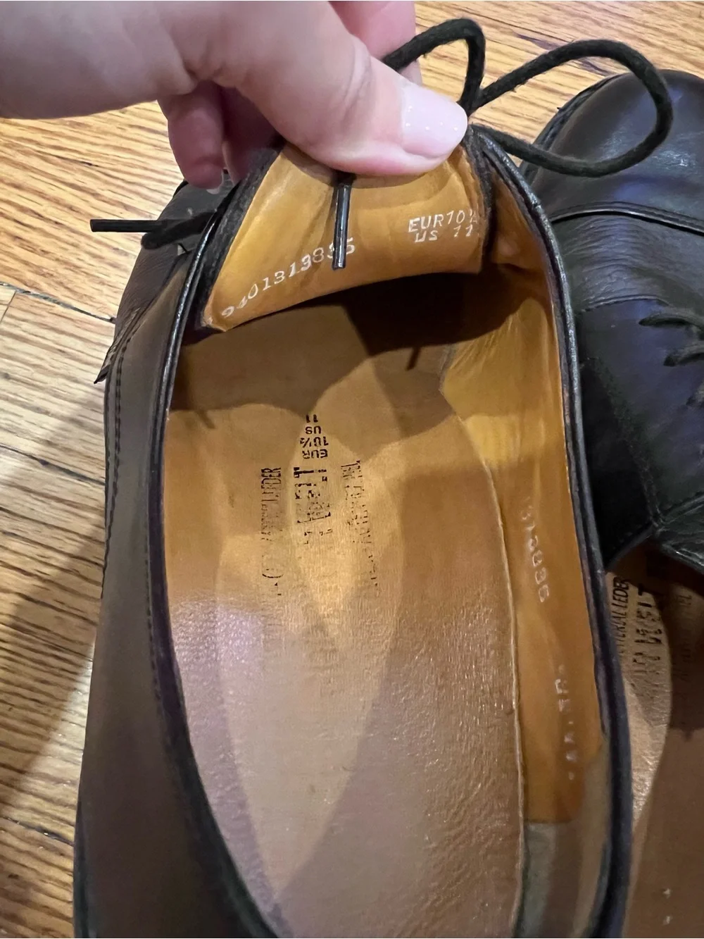 Mephisto Men's Melchior Derby dark brown, Oxford. Size 11